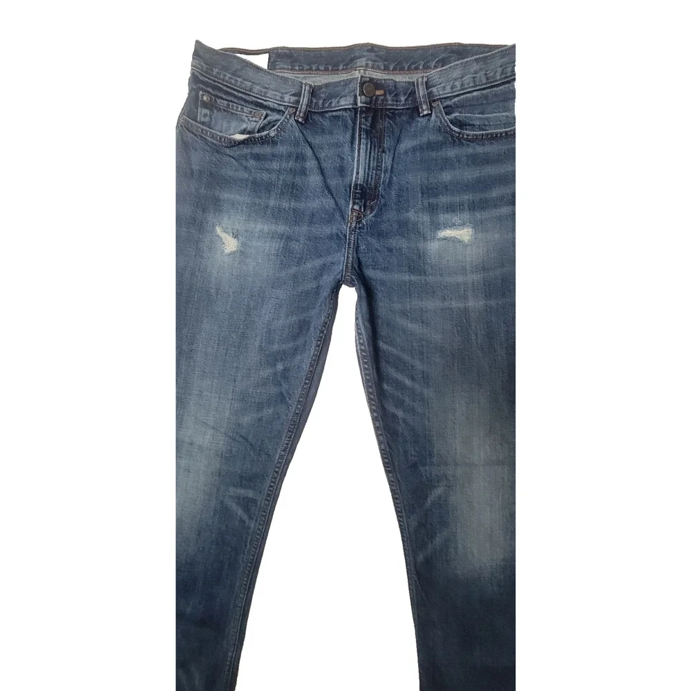 Banana Republic STRAIGHT Distressed Denim Jeans Men's 38x32‎